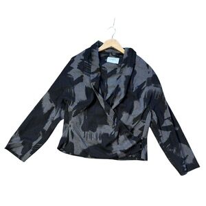 PORTS 1961 Wool Silk Wrap Blouse size 12